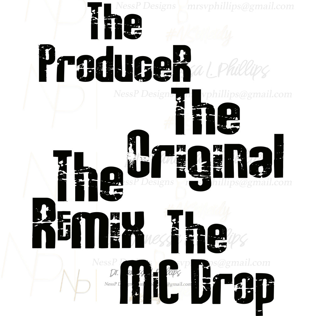 The Producer, The Original, The Remix, The Mic Drop (digital download)