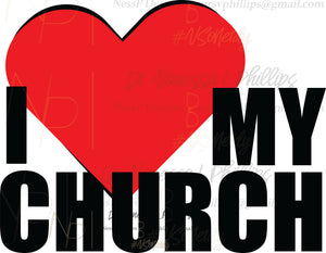 I love My Church (Cut File)